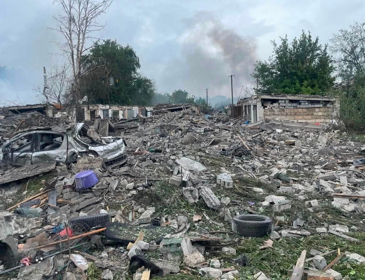 Наслідки обстрілу у селищі Шевченкове