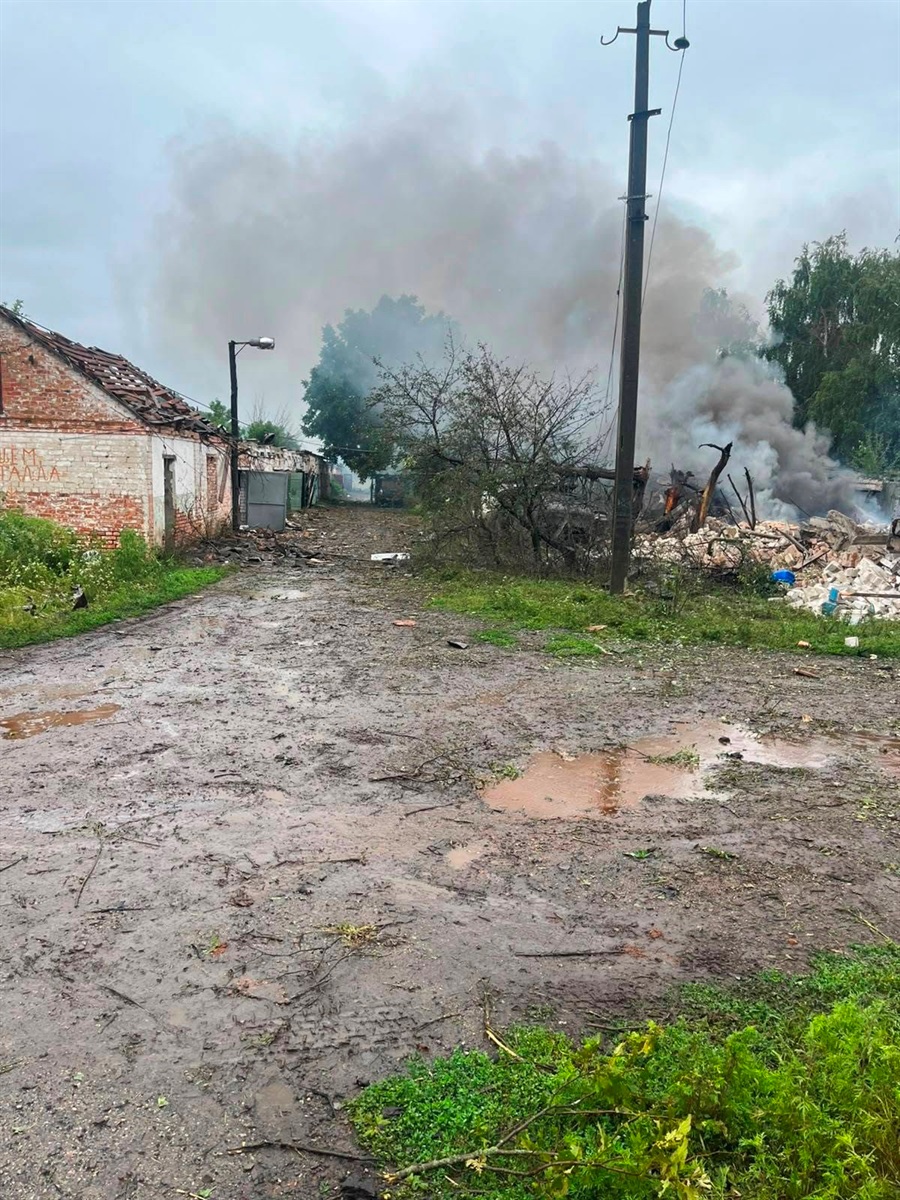 Наслідки обстрілу у Шевченківській громаді
