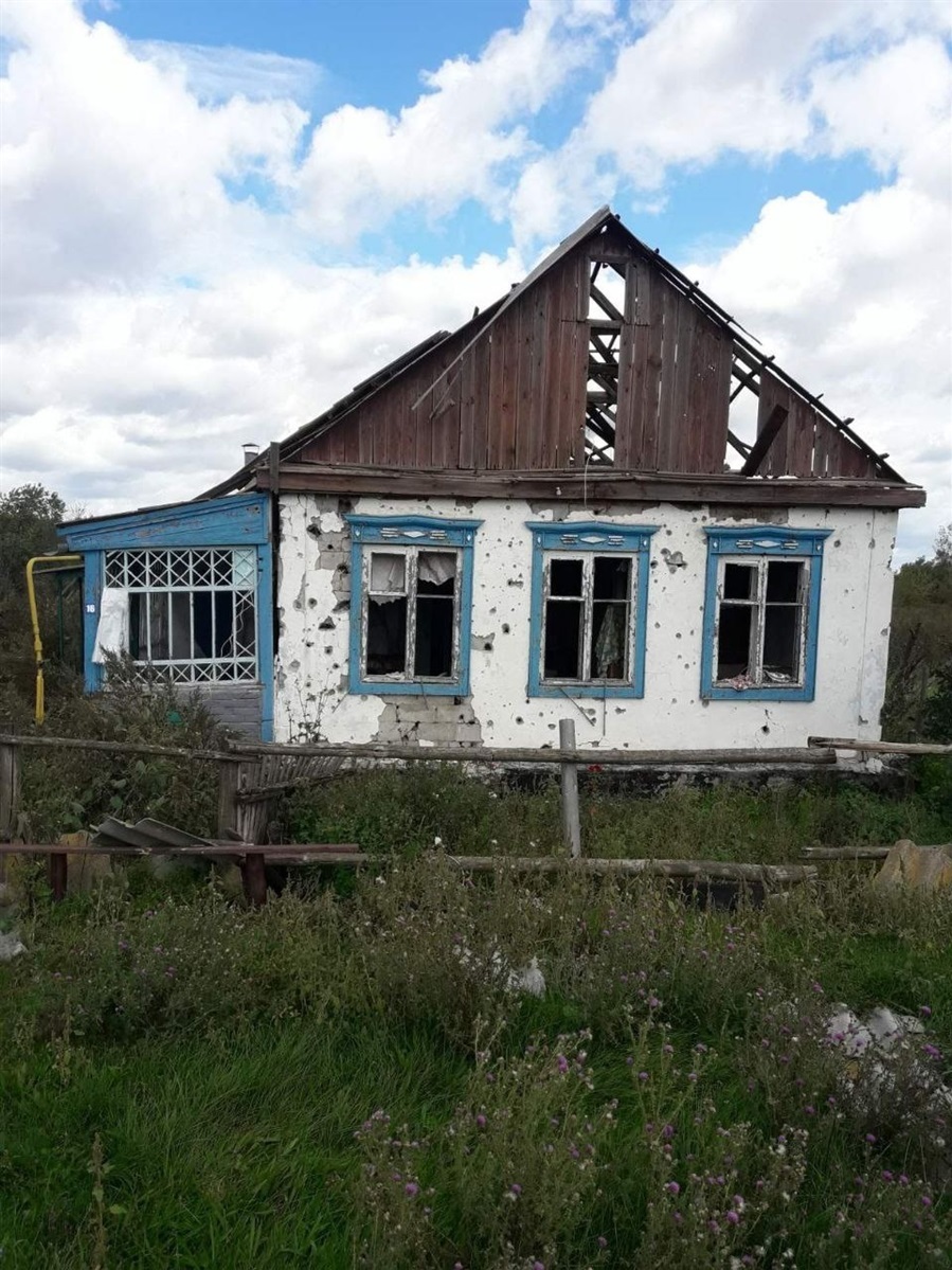 Зруйнований будинок с.Протопопівка
