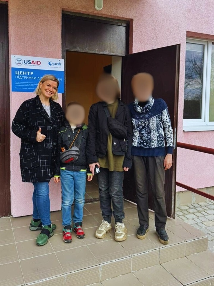 Евакуйована родина з Курилівської громади