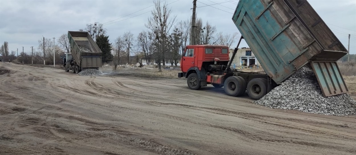 Ремонт дороги у Курилівській СТГ